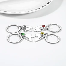 Customized Love Keychains With 2 To 4 Names, Gifts For Family/Friends/Girls/Mothers, Car Keychains