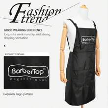 Hair Styling Apron Hairdresser Work Uniform Styling Apron - Black - View 2