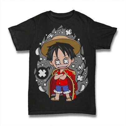 Grafisk T-shirt Herr Japanska Manga Karaktärer - Anime – Japanese Manga Characters - Anime – Begränsad Upplaga Rolig Vintage Herrmodestil för Män Nyhet