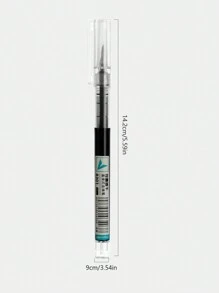1/12 chiếc bút bi trung tính, đen, xanh, đỏ, bút bi mực lỏng khô nhanh dung tích lớn (Nhãn chữ ngẫu nhiên) - Đỏ - Xem 2