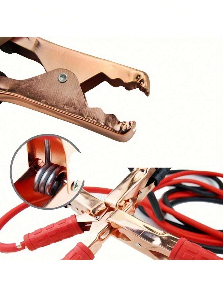 Car 12V Negative Positive Battery Charger Power Cable Clamp Alligator