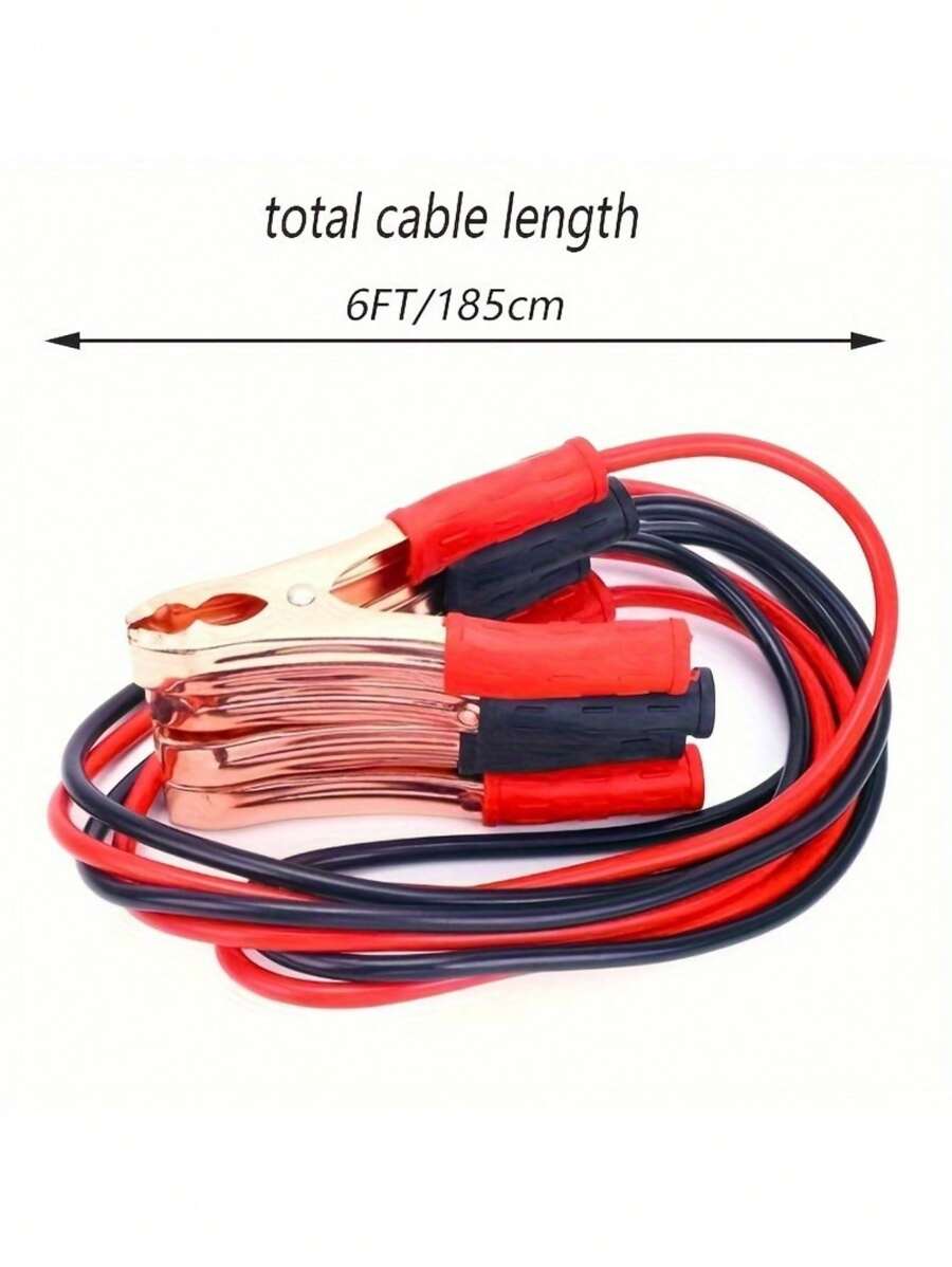 Car 12V Negative Positive Battery Charger Power Cable Clamp Alligator