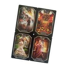 Karty Oracle w języku angielskim Talia 39 kart/zestaw dla rodziny, przyjaciół, rozrywki na imprezę, wróżbiarstwa, gry planszowe, karty do gry, talia kart Oracle, tkanina Tarota