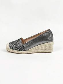 2025 New Thick Sole Low-Cut Women Flats Casual Shoes, Fashion Wedge Heel Round Toe