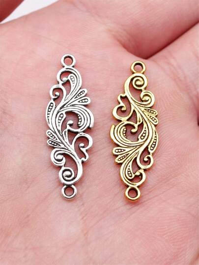 20 Stücke 30x10mm (1,18x0,39 Zoll) Verbindungsanhänger für DIY Armband, Halskette, Schmuckherstellung, Handwerkskunst