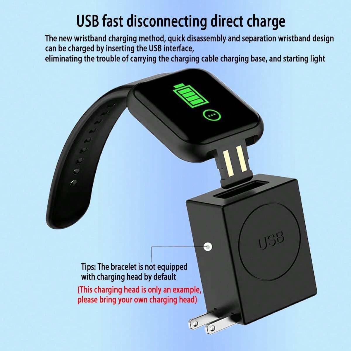 Y68 Smart Bracelet Color Screen Heart Rate Blood Pressure Bluetooth