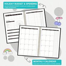 BUBU 1 Stück Budgetplaner – Monatliches Budgetbuch Mit Notizbuch Zur Ausgabenverfolgung, Undatiertem Rechnungsorganizer Und Finanzplaner, Um Die Kontrolle Über Ihr Geld Zu Behalten, Kontobuch Zur Verwaltung Ihrer Finanzen