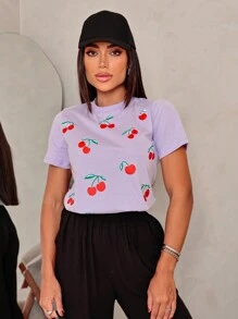 Women T-Shirts - Màu Lilac Tím - Xem 1