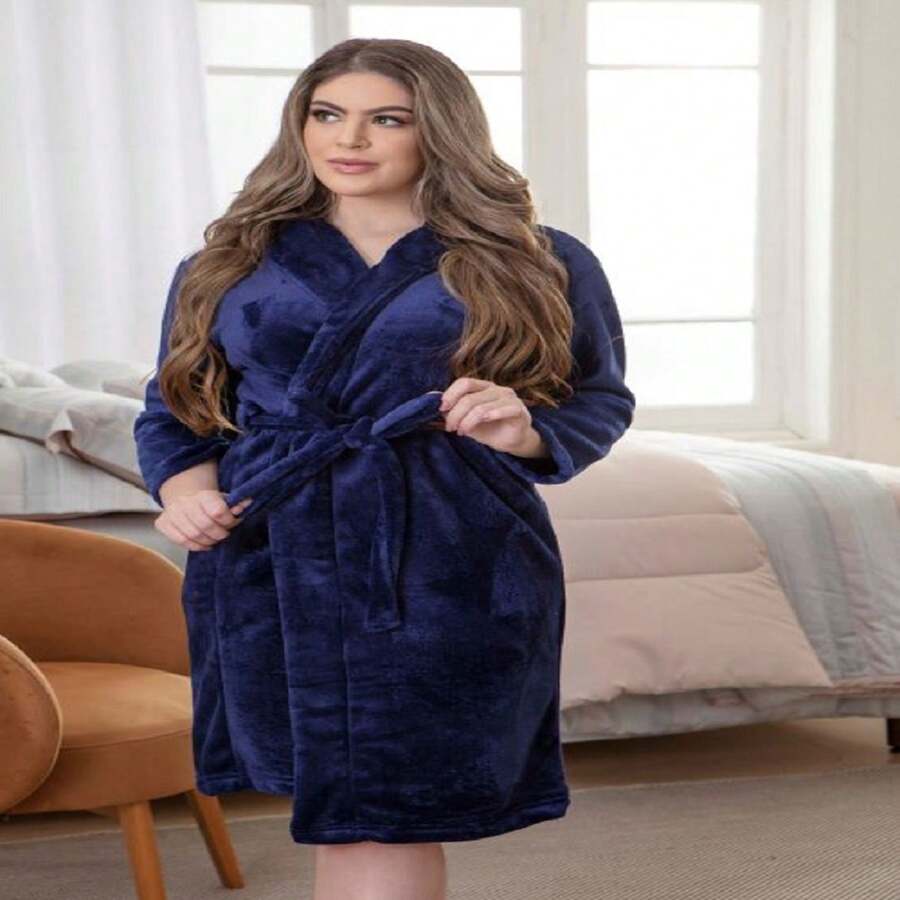 Bathrobe - 藏蓝色 - 查看 1