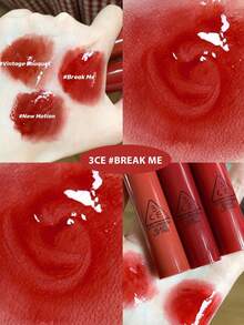 3CE Liquid Lipstick Moisturizing Matte - GLAZE #BREAK SAYA - View 4