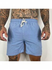 Men Shorts - 淺藍色 - 查看 2