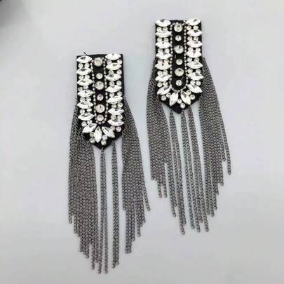 1pc Women's Versatile Rocket Shaped Chain Tassel Shoulder Accessory