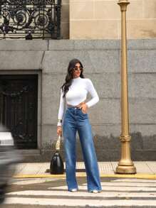 Manon Store Women Jeans - Màu xanh lam - Xem 7