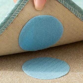 10 pares de puntos de gancho y bucle súper pegajosos - Monedas autoadhesivas redondas de 5 cm/2" para el hogar, manualidades y artesanía - Fuertes sujetadores de tela con tiras de cinta adhesiva de vuelta al colegio