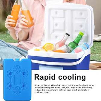 Kühlakku Für Lunchbox Und Kühlbox, Langlebige Kühlakkus Für Den Täglichen Gebrauch In Lunchpaketen (blau, 11 X 16 X 1,5 Cm)