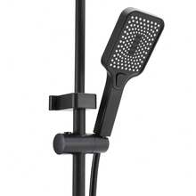 LIVINGANDHOME Living And Home Thermostatic Shower Set With High-Pressure Spray Gun - Negro - Ver 7