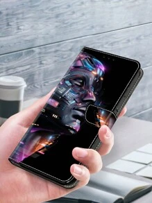 GLANDOTU Men Father's Day Compatible With Huawei Honor Series Folding Stand Magnetic Closure PU Leather Wallet Flip Shockproof Protective Phone Case Case - Multicolor - View 5