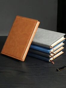 A5商務筆記本加厚辦公文具學習記事本日記，共220頁 - 薄荷綠 - 查看 5