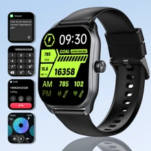 SENBONO 2024 Đồng hồ thông minh mới 2.01 inch HD Cuộc gọi không dây màn hình lớn, Theo dõi sức khỏe, Theo dõi giấc ngủ Đồng hồ thông minh thể thao dành cho nam giới - màu đen - Xem 1