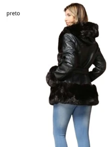 Women Jackets - Black and White - View 5