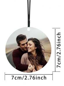 Personalized Circle Acrylic Car Interior Decoration With Customized Artistic Photo, Birthday, Wedding, Baby Birth And Other Special Occasions 1pc Ornamental, Waterproof Exquisite, Stylish, Modern Custom, Personalized, Boyfriend, Girlfriend, Dad, Mom, Family, Friends For Birthdays, For Children's Day Father's Days, For Housewarming Office, School, Home, Car, Valentine Day, Valentine Day Decor, Slow Summer Living, Stylish, High-Quality, Colorful, Modern, Tea Room, Home, Garden, Office, For Birthdays, For Weddings, For Housewarming,Festive Calendar - Multicolor - View 9