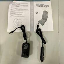 COJIN MASAJEADOR CON CONTROL PARA CUALQUIER SILLA - Gris Claro - Ver 5