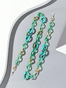 1pc Colorful Mixed Metal Circle Buckle Women Eyeglass Chain Glasses Accessories For Women - Multicolor - View 12
