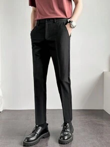 Pantaloni da abito casual slim-fit da uomo per affari