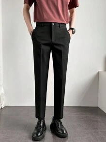 Pantaloni da abito casual slim-fit da uomo per affari