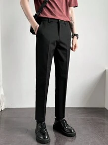 Pantaloni da abito casual slim-fit da uomo per affari