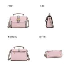MKF Collection Willa Women's Color-Block Vegan Leather Shoulder Bag Lightweight Business Crossbody Bag, Commute Work Handbag For Women With Adjustable Strap Perfect For Commute, Outdoors, Travel, Outings By Mia K
