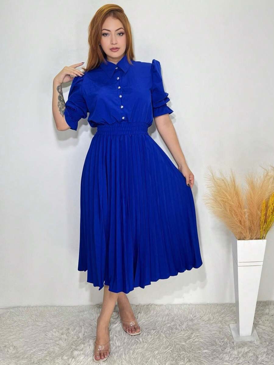 Women Dresses - Xanh đậm - Xem 1