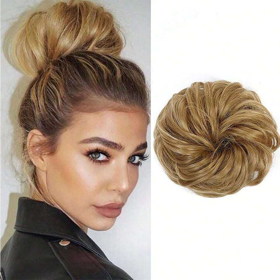 Messy Bun Hair Piece Messy Rose Bun Hair Buns Hair Piece For Women ...