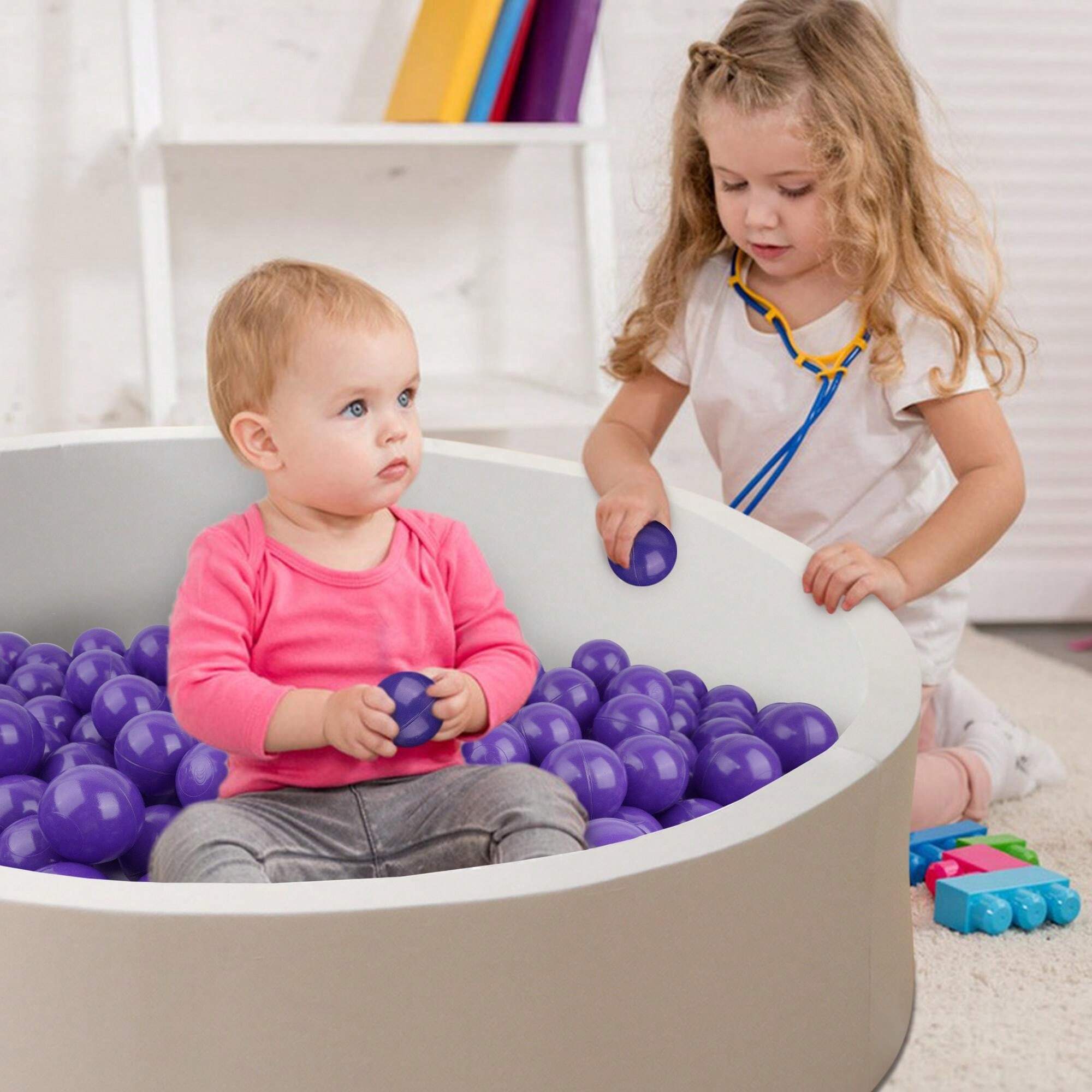 30 Ball Pit Balls For Kids Summer Swimming Pool Plastic Toy Balls For Baby Or Toddler Ball Pit