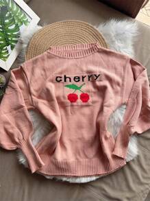 Women Sweaters - 藕粉色 - 查看 1