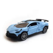 Modelo de coche de carreras de aleación a escala 1:43 con puertas abatibles para juguete de fundición - Multicolor - Ver 5