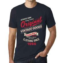 T-shirt da uomo abbigliamento vintage originale dal 1966 – abbigliamento vintage originale dal 1966 – maglietta grafica 58 anni idea regalo 58° compleanno vintage anno 1966 nuova