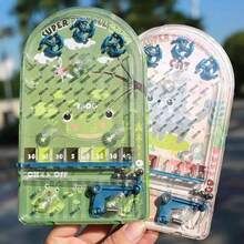 1pc Mini Pinball Game Machine With Cute Animal Design, Fun Handheld Ball Game With Scoring System, Perfect For Family Interactive Entertainment, Party, And New Year Gift - Multicolor - View 2