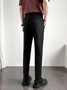 Pantaloni da abito casual slim-fit da uomo per affari