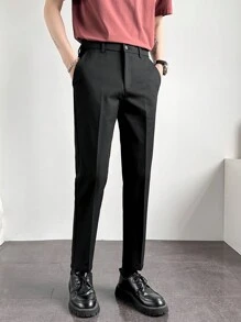Pantaloni da abito casual slim-fit da uomo per affari
