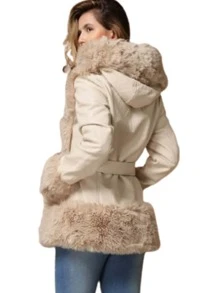 Women Jackets - Beige - View 4