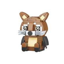 Model de animale drăguț din desene animate Mini blocuri de construcție Jucărie de asamblare, cadou creativ și decorare birou Decorarea camerei Cadouri de iarnă Blocuri de culoare Blocuri de culoare, Jucării pentru copii, Mini blocuri, Jucării pentru băieți, Blocuri de construcție pentru vaci, Blocuri de construcție Copii, Cadouri pentru copii