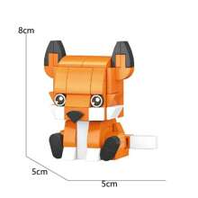 Model de animale drăguț din desene animate Mini blocuri de construcție Jucărie de asamblare, cadou creativ și decorare birou Decorarea camerei Cadouri de iarnă Blocuri de culoare Blocuri de culoare, Jucării pentru copii, Mini blocuri, Jucării pentru băieți, Blocuri de construcție pentru vaci, Blocuri de construcție Copii, Cadouri pentru copii