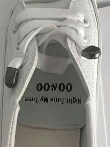 New Spring & Autumn Women's Breathable Low Vamp Soft Bottom Sports Shoes, Fashionable And Versatile White Sneakers