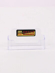 1 pieza Estante de tarjetas de negocios de acrílico para escritorio, estante de exhibición de plástico, estante transparente de tarjetas de negocios para escritorio, estante de tarjetas de negocios para el hogar y la oficina - transparente - Ver 10