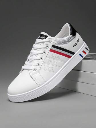 Men\ Lace-Up Fashionable Casual Sports Sneakers
