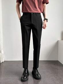Pantaloni da abito casual slim-fit da uomo per affari