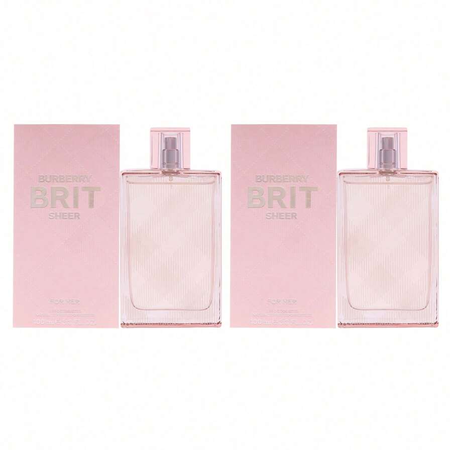 Burberry Brit Sheer By For Women - 3.3 Oz EDT Spray - Pack Of 2 - Clear - View 1