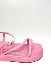 Women Platforms & Wedge Sandals - Baby Pink - View 6