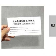 6 Sổ Tài Khoản (Sổ Séc Cá Nhân & Sổ Đăng Ký Tiền Gửi) Có Lịch 2023 2024 2025 Dành Cho Tiền Gửi, Thẻ Tín Dụng, Tiết Kiệm, Tài Khoản Ngân Hàng, Dễ Đọc, Mỗi Cuốn Sách Gồm 8 Tờ 16 Trang. - trắng - Xem 10